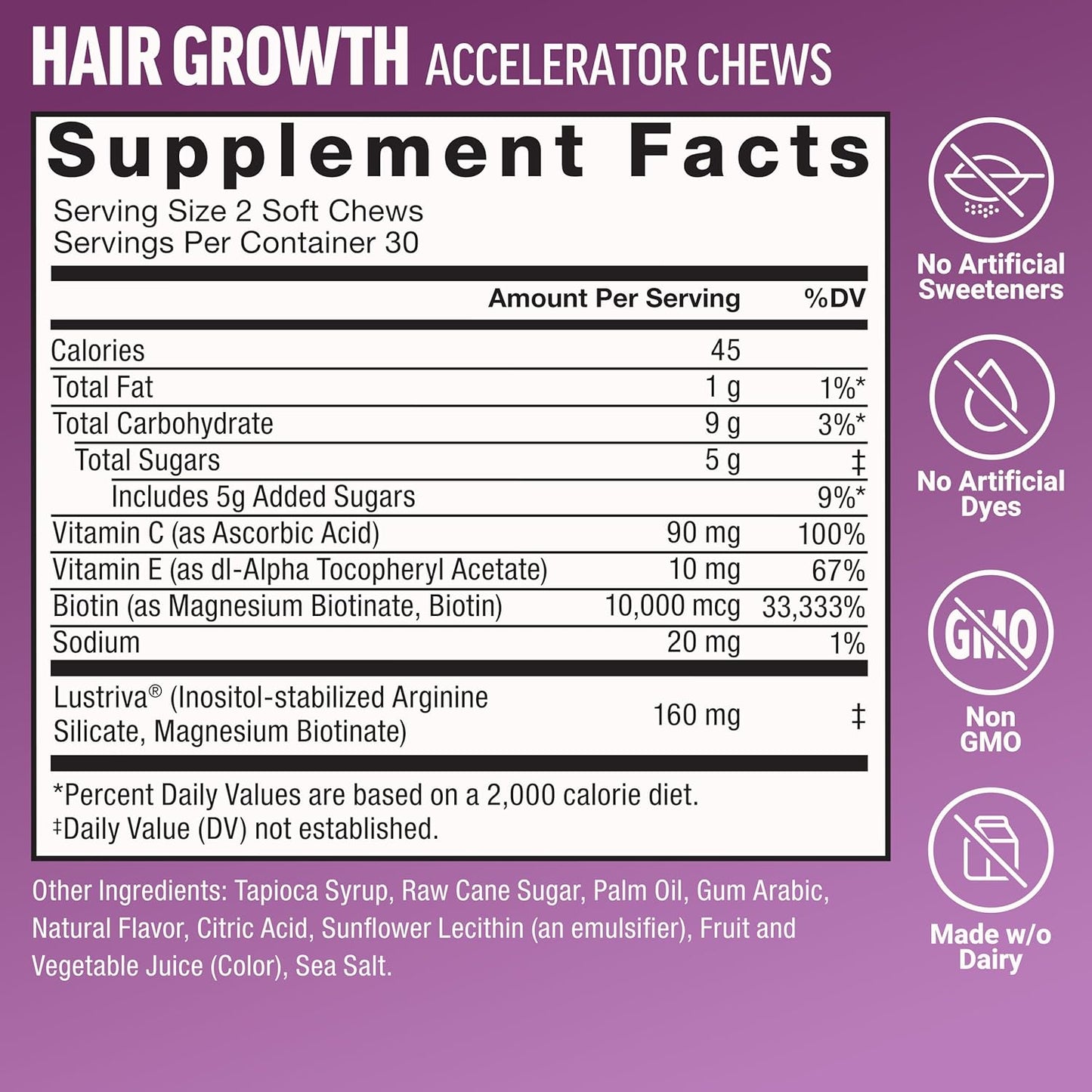 Hair Growth Accelerator Soft Chews