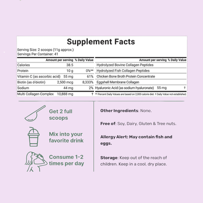 Multi Collagen Peptides Powder